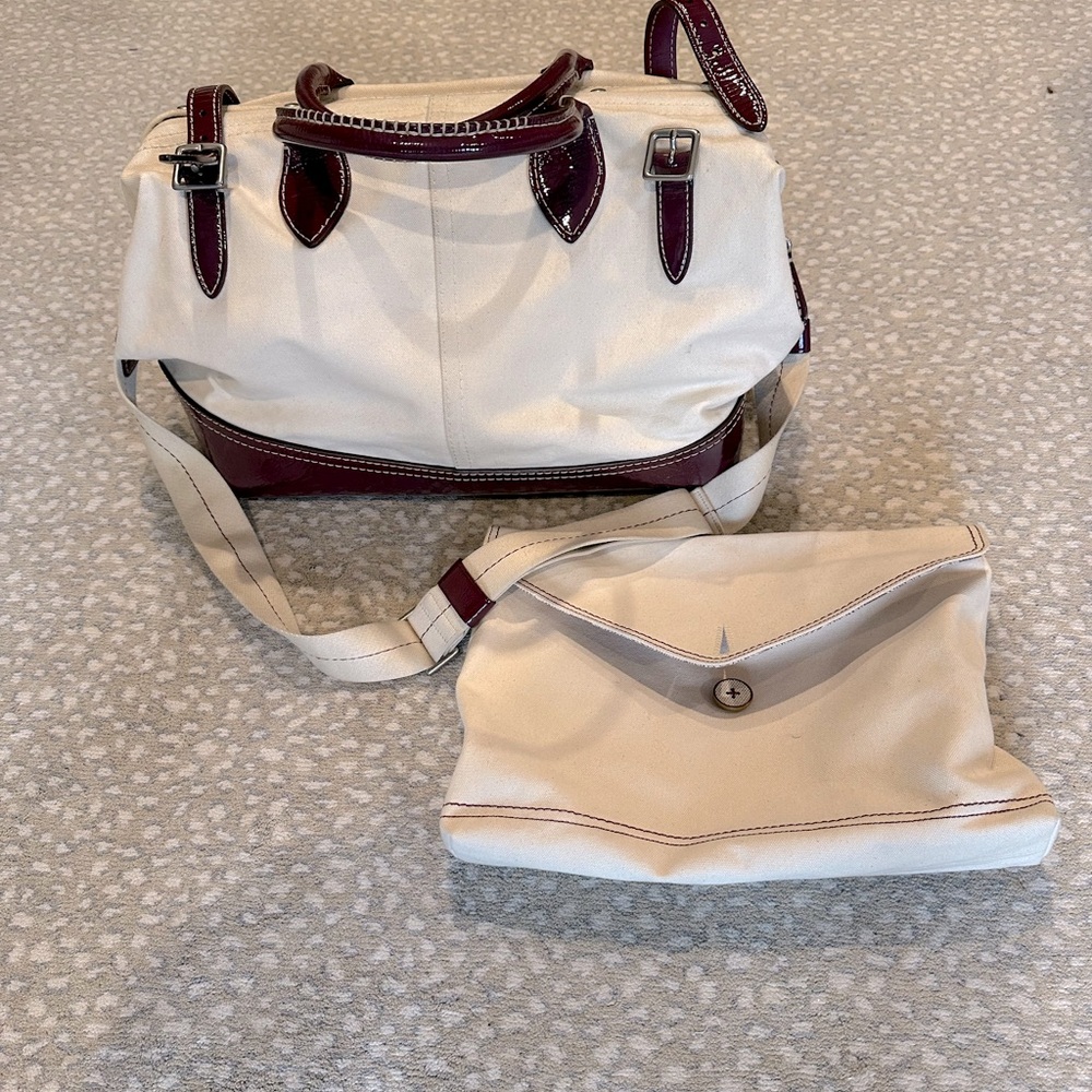 Trovata Duffel Bag with Matching Pouch.